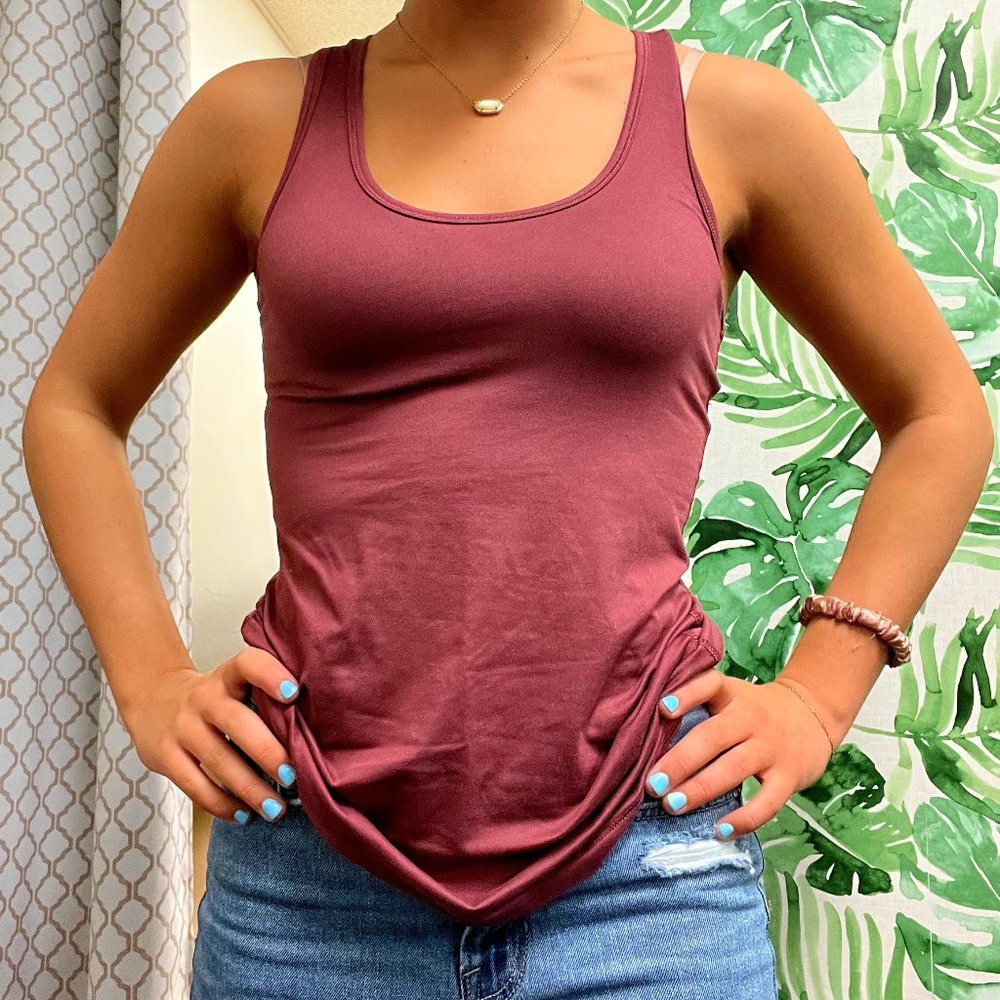 Mauve Racerback Tank Top